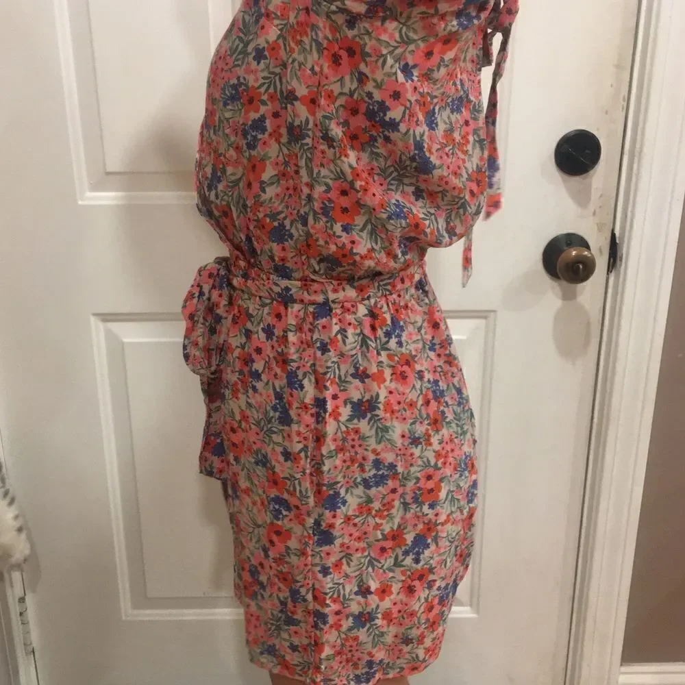 American Eagle XS floral romper shorts jumper
